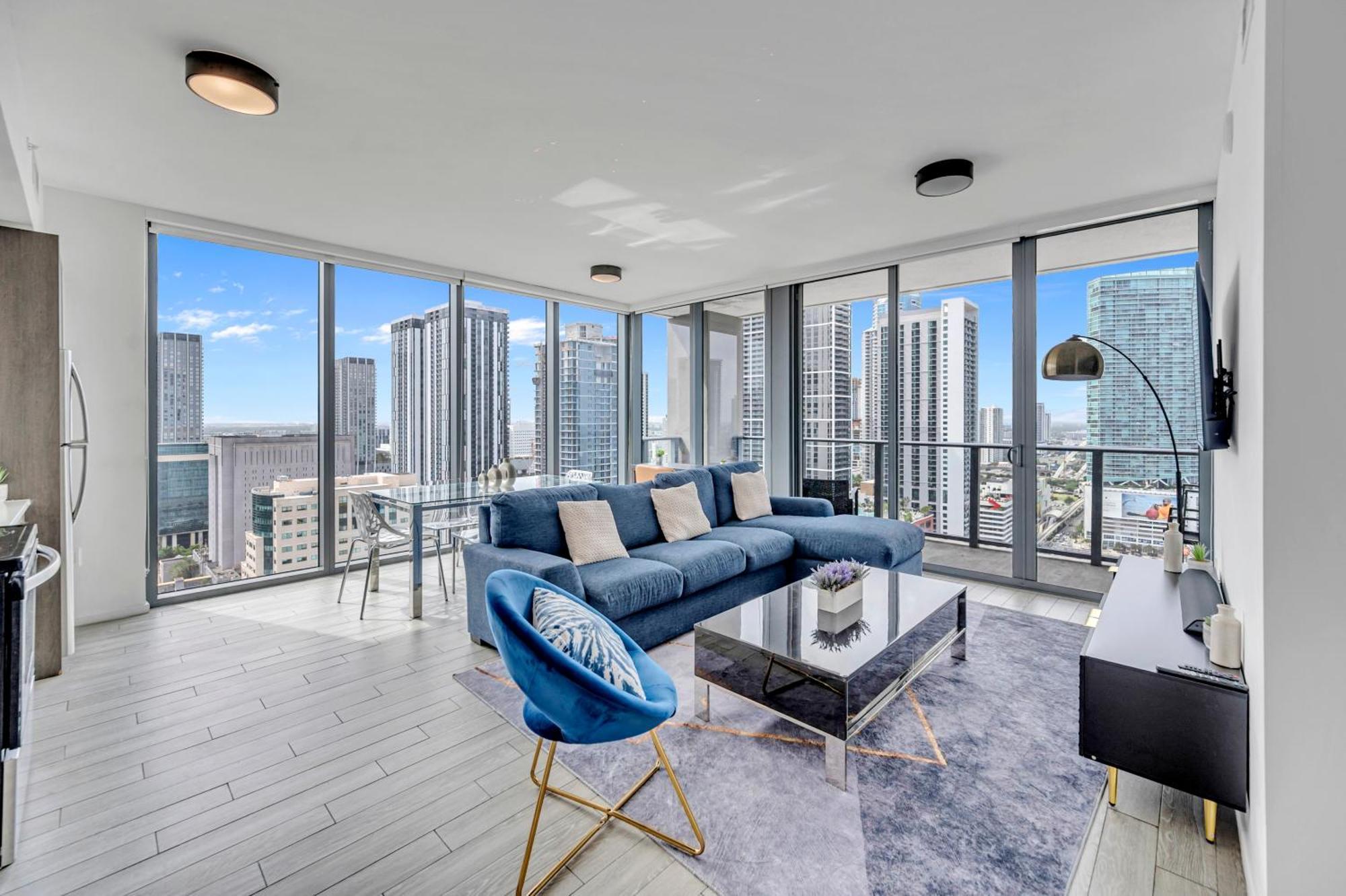 Great 3 Beds 3 Baths Appartment Downtown Маями Екстериор снимка